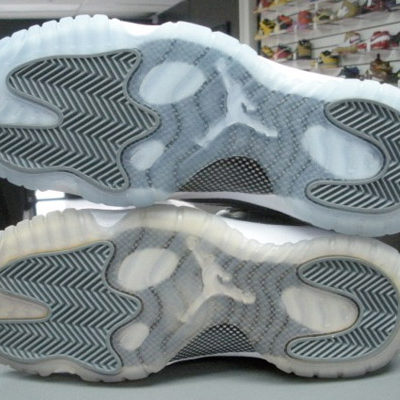 Form Follows Function  The famous, or infamous, depending on who you ask, “icy” outsole on the Air Jordan 11 isn’t just for aesthetic purposes. It’s in place to keep the rubber from hardening and also provides additional traction on the court.